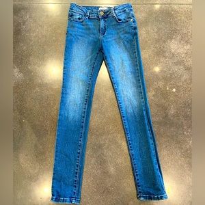 Jessica Simpson~Girls size 12~kiss me skinny roll cuff jeans